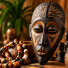 Masque africain traditionnel