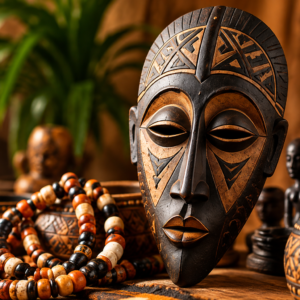 Masque africain traditionnel