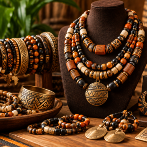Boucles d'oreilles africaines