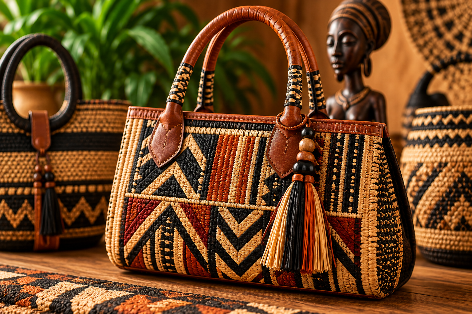 Sac artisanal africain