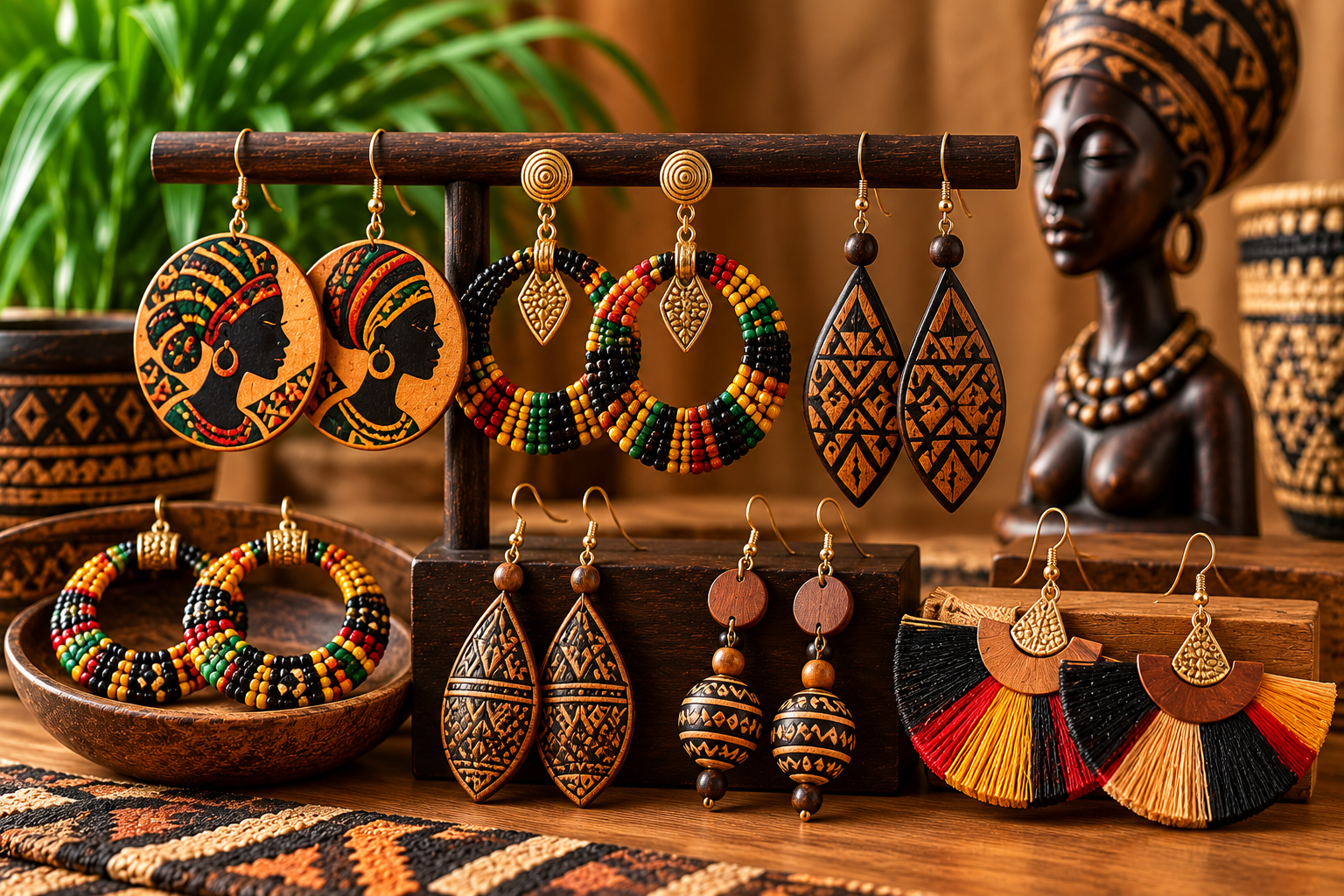 Boucles d'oreilles africaines (Copie)